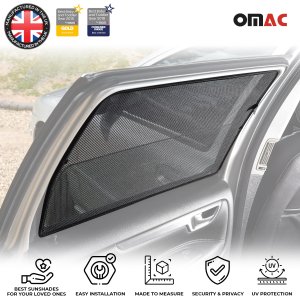 Volvo V70 Window Mesh - Rear Door - Omac - Black - '08-'16